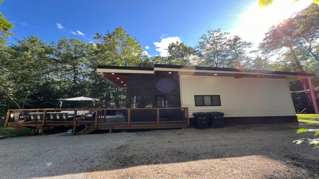house and deck